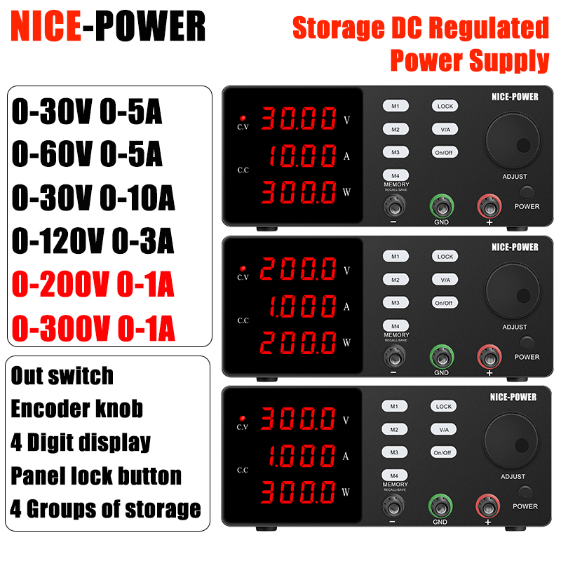 NICE-POWER 200V/300V 1A DC Pow - Switching Dc Power Supply 300V 1A 评论和价格